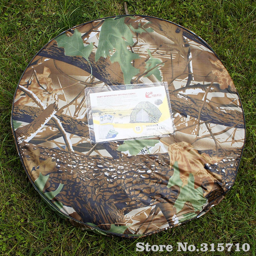 Cheap Goat Tents Camouflage Camping Hiking Easy Setup Instant Pop up Tent Portable carry silver coated anti UV outdoor travel family tent Tents 